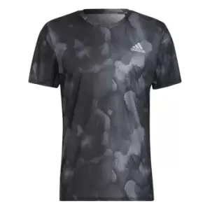 Image of adidas adidas Print T Shirt Mens - Black