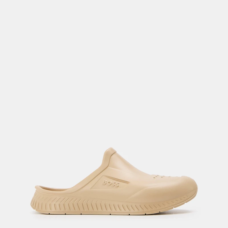 Image of Boss Kids Titanium Lightweight Pool Sliders Open Beige male 2.5 (35)