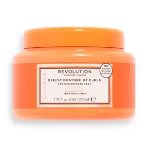 image of Revolution Haircare Deeply Restore My Curls Protein Restore Mask