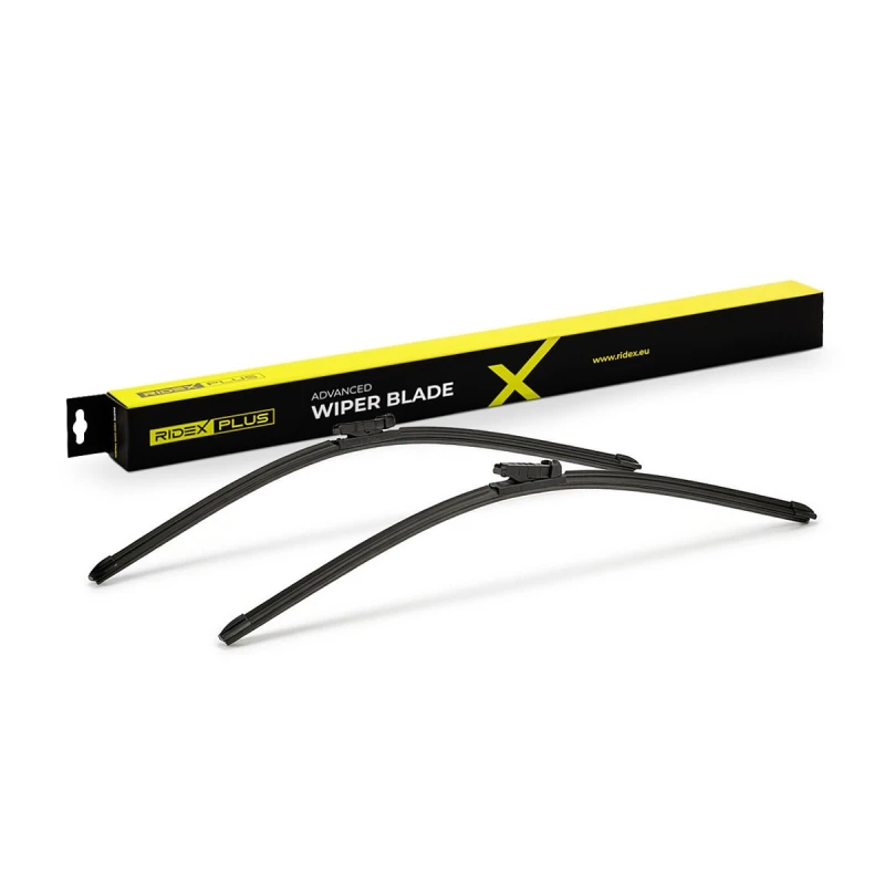 Image of RIDEX PLUS 298W0362P Wiper blade Front, Pinch tab, Flat wiper blade, 630mm Wiper Blade (298)