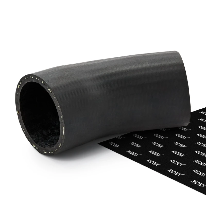 Image of RIDEX 3314C1067 Turbocharger Hose without clamp, Photo corresponds to scope of supply, Rubber with fabric lining Rubber with fabric lining Charger Int
