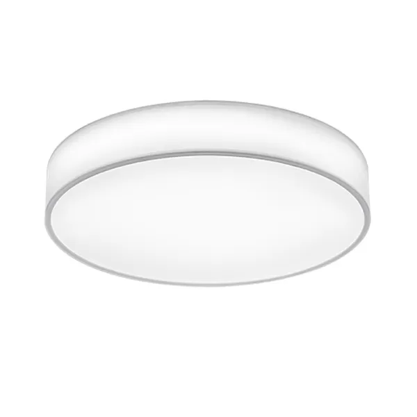 image of Lugano Modern 60cm Cylindrical Ceiling Light White 3000-5000K Remote control