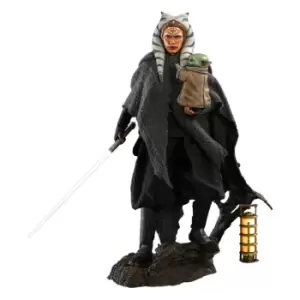 Image of Hot Toys Star Wars The Mandalorian Action Figure 2-Pack 1/6 Ahsoka Tano & Grogu 29 cm
