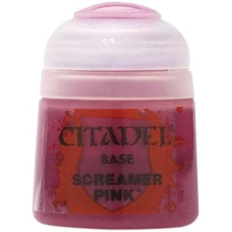 Image of Citadel Games Workshop Colour Base: Screamer Pink (12ml) Paint Multi