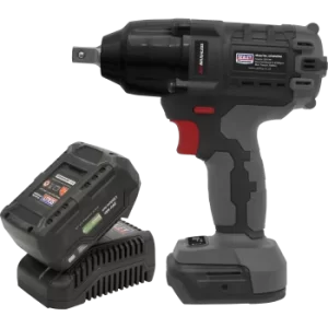 Image of Sealey CP20VPIW 20v Cordless Brushless 1/2" Drive Impact Wrench 1 x 4ah Li-ion Charger Bag