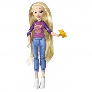 image of Disney Princess Rapunzel Doll in Comfy Outfit