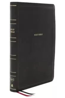 Image of KJV, Thinline Bible, Giant Print, Leathersoft, Black, Red Letter, Comfort Print : Holy Bible, King James Version