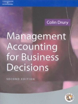 Image of Management Accounting for Business Decisions by Colin Drury Book