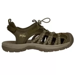 Image of Trespass Womens/Ladies Brontie Active Sandals (4 UK) (Khaki)
