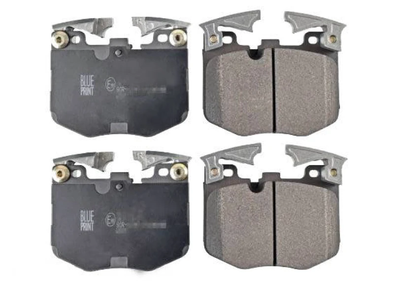 Image of Blue PRINT ADBP420002 Brake pad set Front Axle, prepared for wear warning indicator Brake Pad Set,disc brake (402)