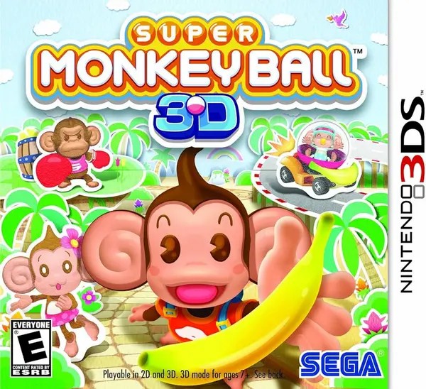 image of Super Monkey Ball 3D Nintendo 3DS Game