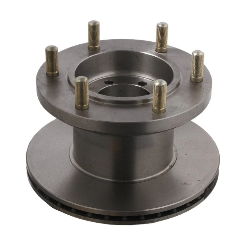 Image of FEBI BILSTEIN 17347 Brake disc Front Axle, internally vented, Coated, with wheel studs Brake Disc (82)