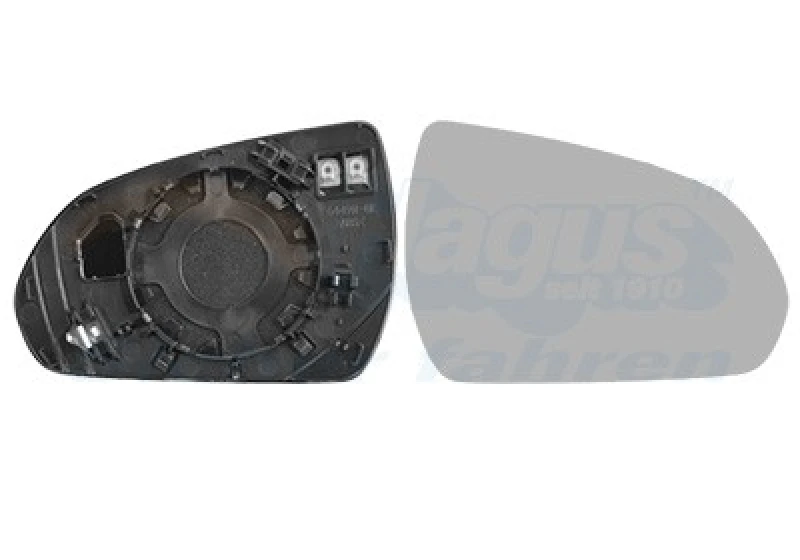 Image of VAN WEZEL Wing mirror glass VAN WEZEL 8254838