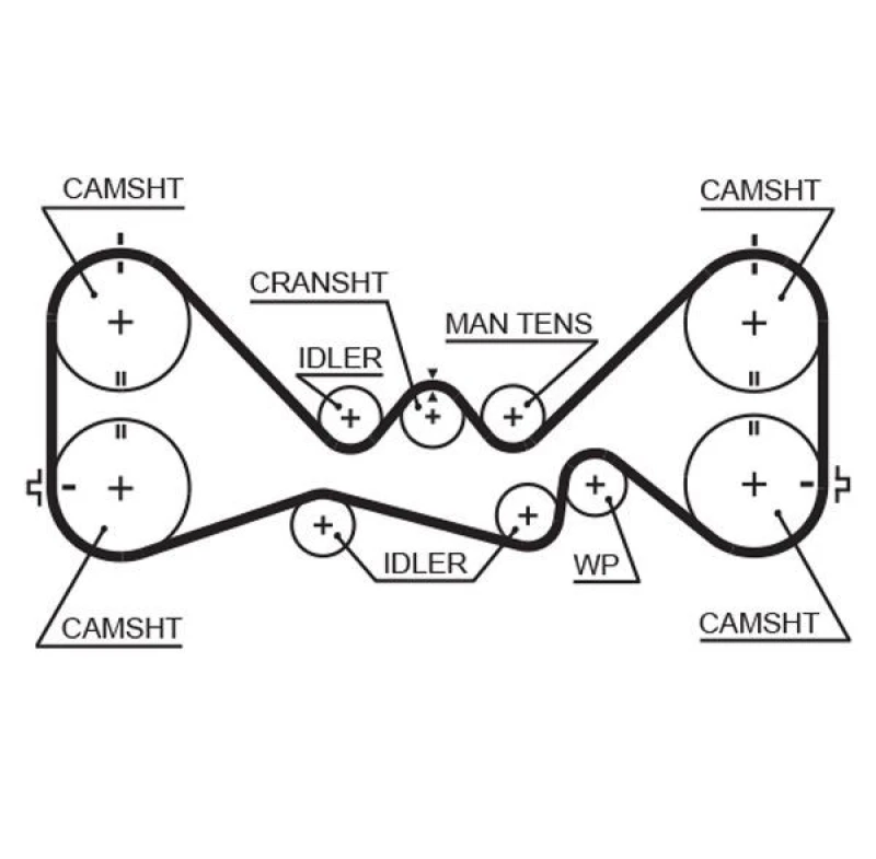 Image of GATES Timing Belt GATES 5384XS