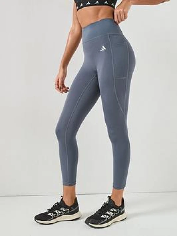 Image of Womens 7/8 leggings adidas Essentials Workout Gris Female M
