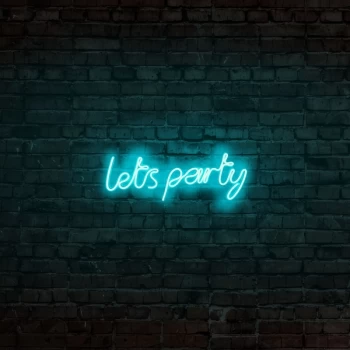 Image of Lets Party - Blue Blue Wall Lamp