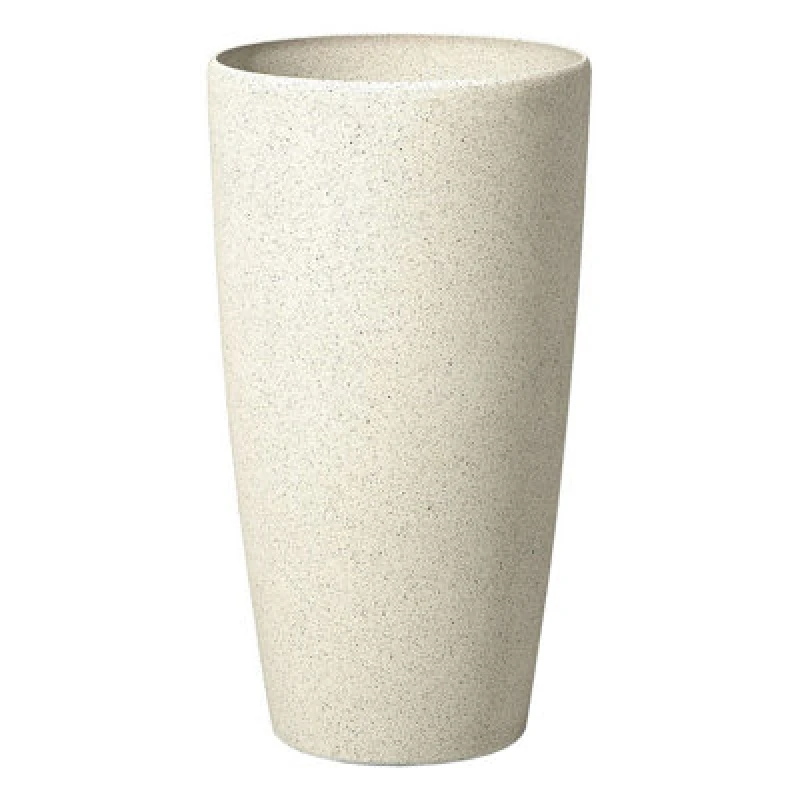 Image of Beliani Plant Pot Abdera 31cm Light Beige