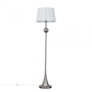 Gillespie Floor Lamp in Brushed Chrome