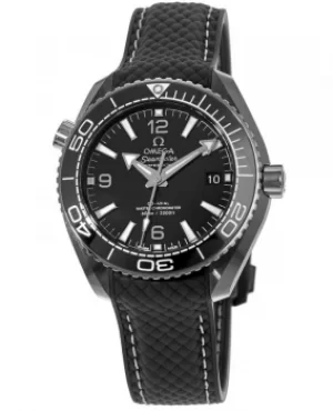 Image of Omega Seamaster Planet Ocean 600M 39.5mm Black Dial Rubber Strap Mens Watch 215.92.40.20.01.001 215.92.40.20.01.001