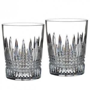 image of Waterford Lismore Diamond Tumbler Glass Set of 2