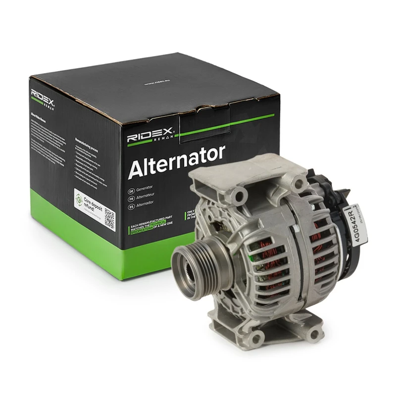 Image of RIDEX REMAN 4G0542R Generator Alternator Charging Current: 140A, Voltage: 12V Alternator (4)