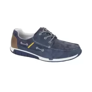 Image of R21 Mens Boat Shoes (10 UK) (Navy)