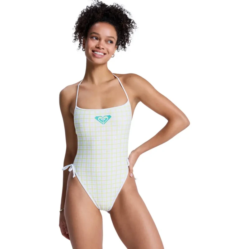 Image of Womens 1 Piece swimsuit Roxy The Swell Revo HL Beige Female L