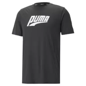 Puma Run Favourite Short Sleeve Performance T-Shirt Mens - Black