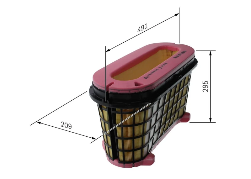 Image of Air filter Bosch F 026 400 689
