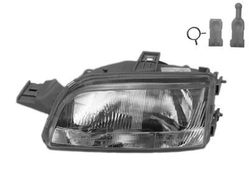 Image of VAN WEZEL Headlight VAN WEZEL 1754961