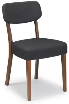 image of Julian Bowen Farringdon Grey Fabric Dining Chair