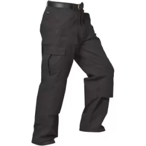 image of Portwest Mens Action Workwear Trousers (S887) / Pants (38 x Long) (Black) - Black