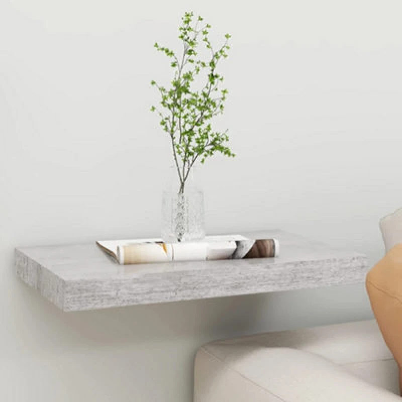 Image of VIDAXL Vidaxl - Floating Wall Shelf Concrete Grey 40x23x3.8cm mdf 8720286416921