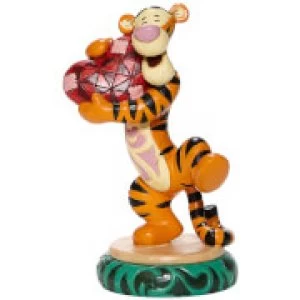 Image of Disney Tigger Holding Heart Figurine
