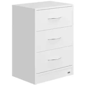 Image of Bedside Table Eloise White 54x39x28cm