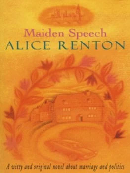 Image of Maiden Speech by Alice Renton Book