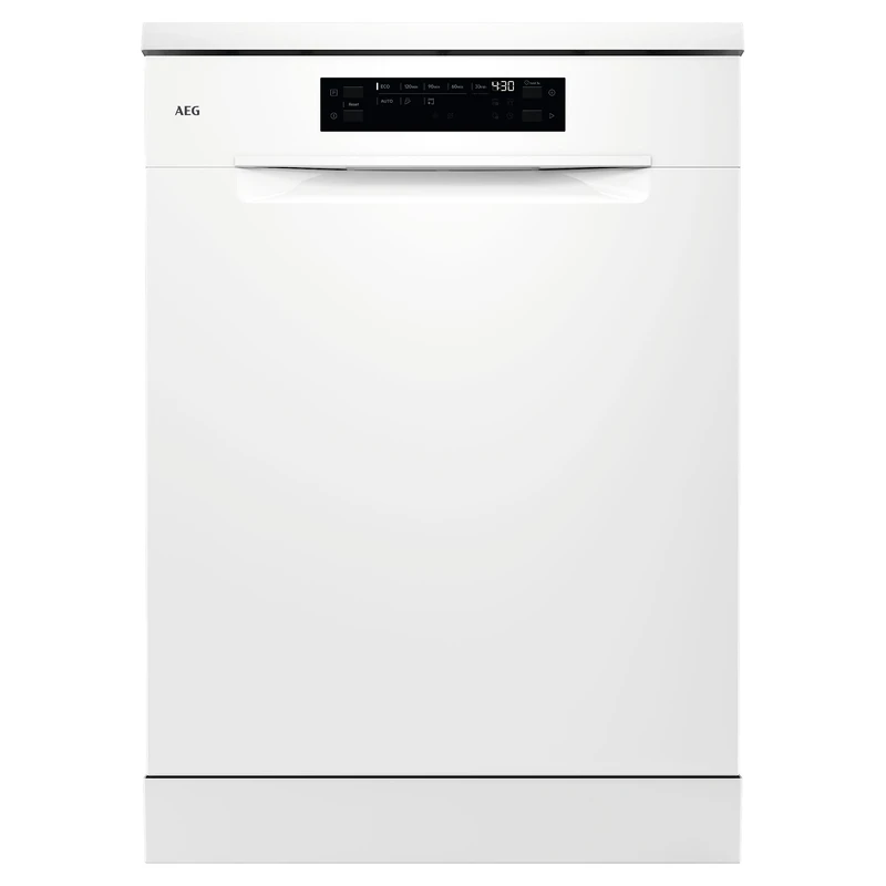 Image of AEG 5000 Series GF5200D1SNW Full Size Freestanding Dishwasher