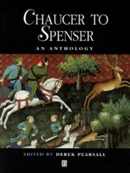 Image of Chaucer to Spenser by Derek Pearsall Paperback
