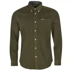 Image of Barbour Mens Ramsay Tailored Shirt Forest XXL