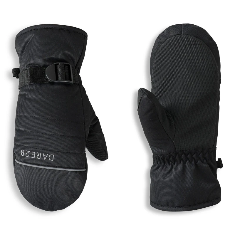 Image of Dare 2b Glacier Mitten Black unisex 13yrs