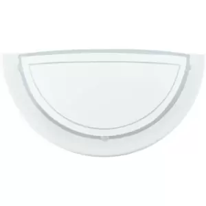 image of Eglo - Planet 1 - 1 Light Indoor Wall Uplighters White, E27