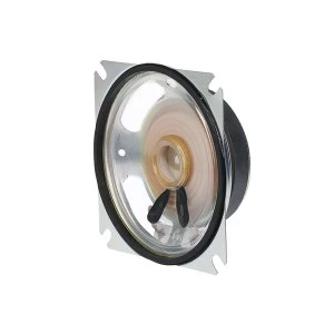 image of Maplin 87mm Waterproof Mylar Plastic Square Speaker Cone 8 Ohm 12W RMS