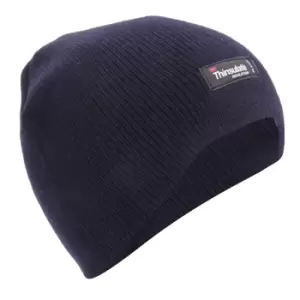 Image of FLOSO Childrens/Kids Plain Thinsulate Thermal Winter Beanie Hat (3M 40g) (11-13 Years) (Navy)