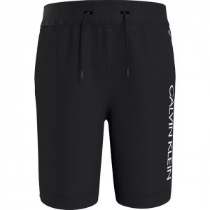 image of Calvin Klein Logo Shorts - Black BAE SMU