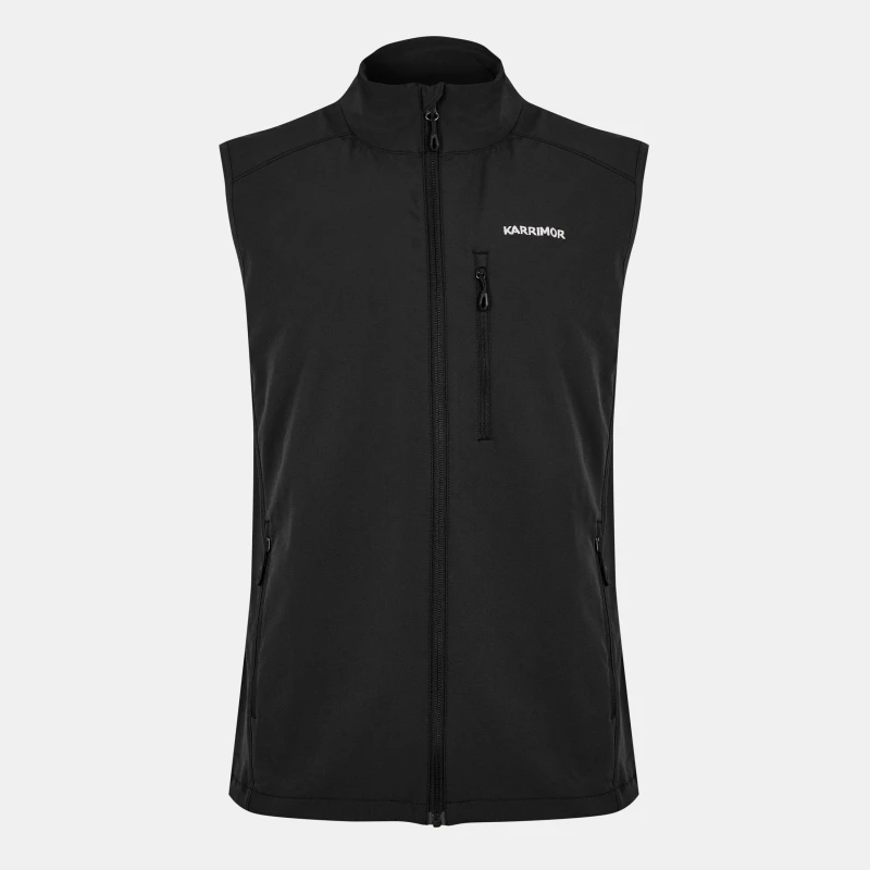 Image of Karrimor Alpha Softshell Gilet Mens - Black S