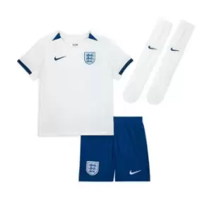 Image of Nike England Home Minikit 2023 Infants - White