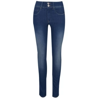 image of Salsa Secret Mid Waist Skinny Jeans - Blue