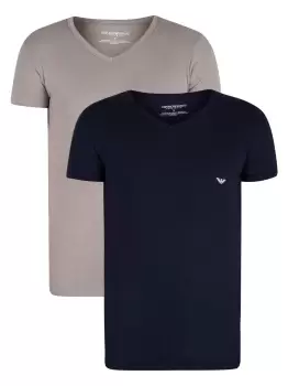 image of 2 Pack Lounge V-Neck T-Shirt