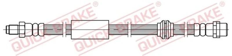 Image of QUICK BRAKE Brake hose QUICK BRAKE 32.418
