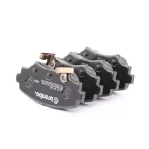Image of BREMBO Brake pad set MAZDA P 49 049 B4Y02648ZA,B4Y02648ZB,B4Y02648ZC